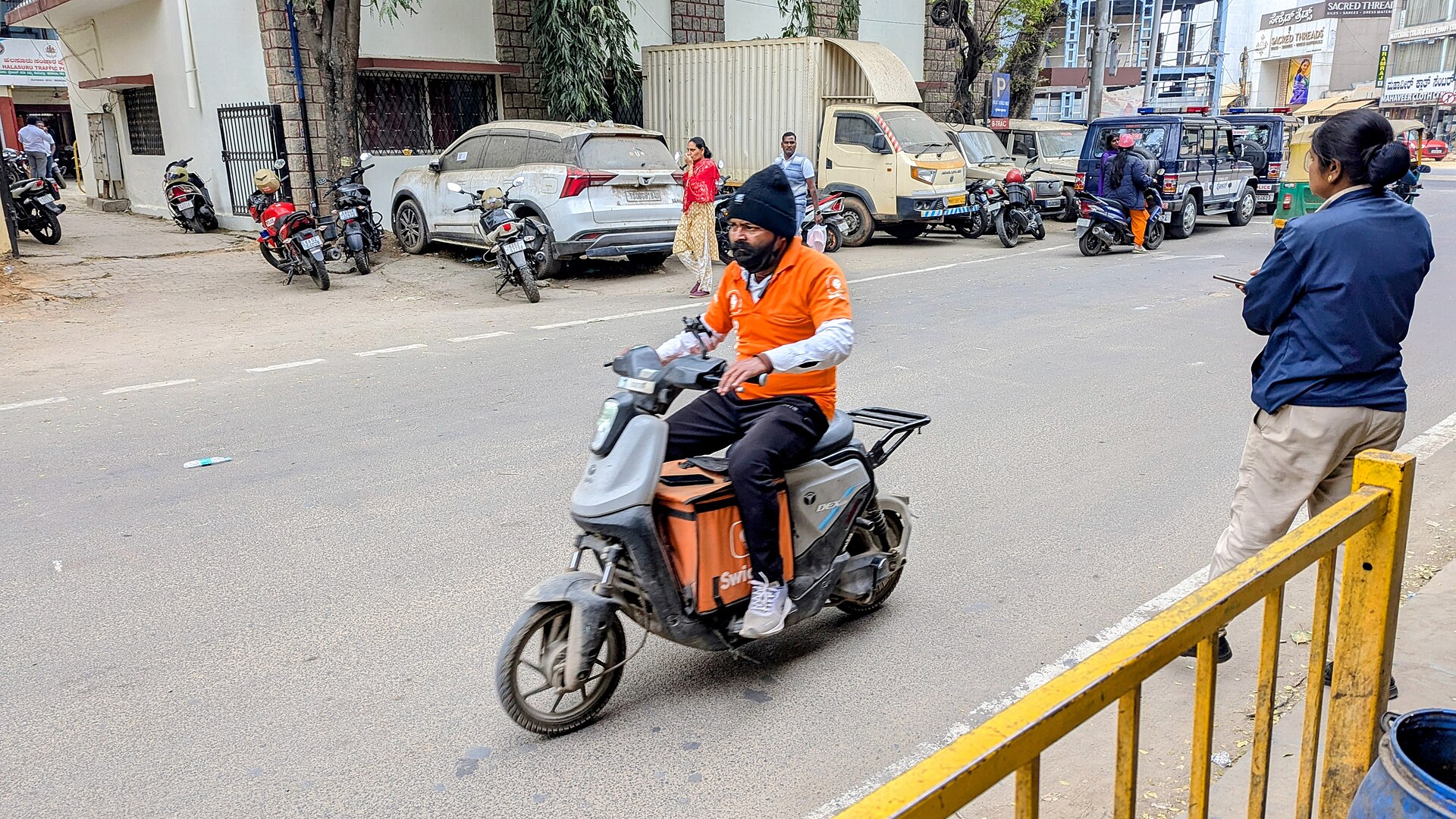 Swiggy delivery partner.